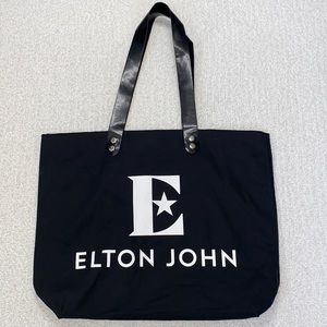 Elton John VIP Good Yellow-brick Road Tour 2022 Tote Bag 🎹LIKE NEW!🖤